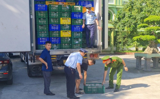 Cao Bằng, Nghệ An thu giữ gần 9 tấn thực phẩm đã bốc mùi đang trên đường đi tiêu thụ