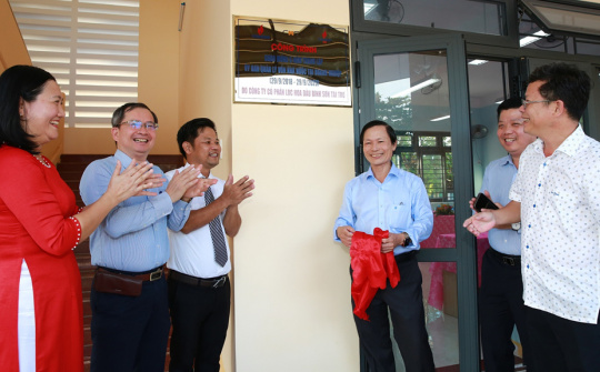 Công ty BSR khánh thành, bàn giao trường Tiểu học số 2 Châu Ổ