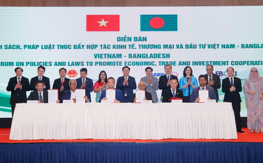 Việt Nam - Bangladesh phấn đấu sớm đạt kim ngạch thương mại song phương 2 tỷ USD