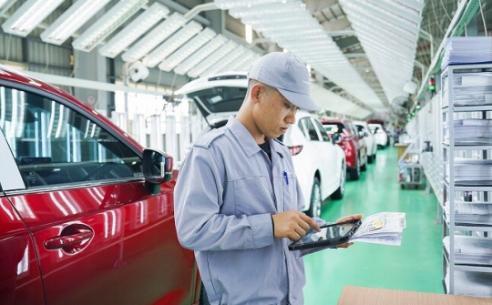 Nhà máy THACO MAZDA: Đổi mới quy trình sản xuất từ công nghệ số