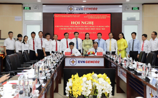 Đảng bộ EVNGENCO2 hoàn tất tiếp nhận thêm cơ sở Đảng thành viên