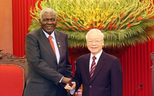 Tổng Bí thư Nguyễn Phú Trọng tiếp Đoàn đại biểu cấp cao Đảng, Nhà nước Cuba