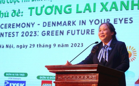 Phát động Cuộc thi vẽ tranh Đan Mạch trong mắt em với chủ đề "Tương lai Xanh"