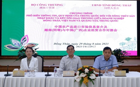 Nâng cao năng lực xuất khẩu nông, thủy sản sang thị trường Trung Quốc