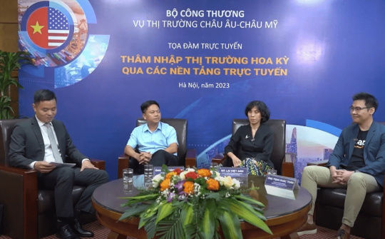 Thâm nhập sâu vào thị trường Hoa Kỳ qua các nền tảng trực tuyến