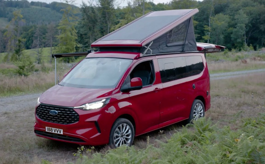Ford Transit Custom Nugget 2024 ra mắt với đầy đủ các tiện nghi để cắm trại