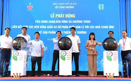 Phát động tiêu dùng xanh, bền vững tại Hà Nội