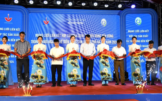 Kết nối mạng lưới liên kết hợp tác sản xuất và tiêu dùng bền vững trong chuỗi ngành chế biến nông sản năm 2024