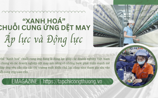 “Xanh hóa” chuỗi cung ứng dệt may: Áp lực và Động lực
