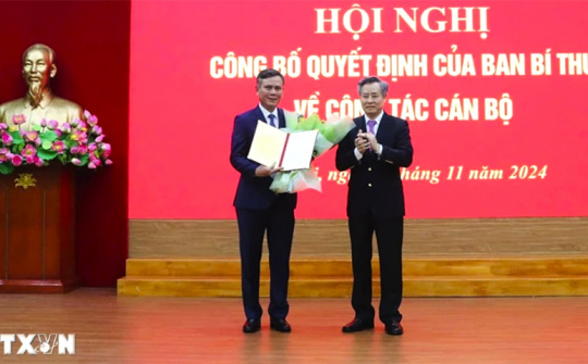 Ông Trần Thắng giữ chức Phó Bí thư Đảng uỷ khối Doanh nghiệp Trung ương