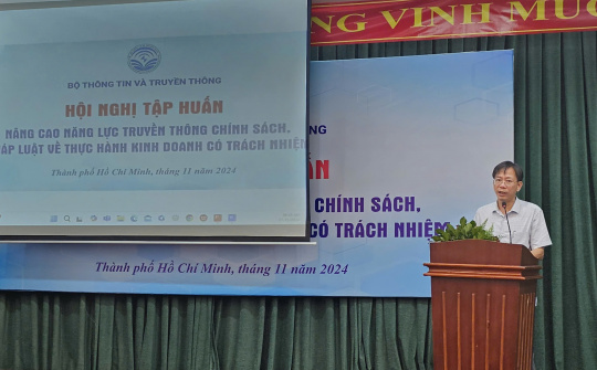 Nâng cao năng lực truyền thông chính sách, pháp luật về thực hành kinh doanh có trách nhiệm