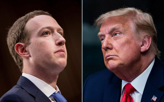 Quốc tế nổi bật: Ông Donald Trump nối lại quan hệ với tỷ phú Mark Zuckerberg