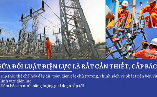 [Emagazines] Sửa đổi Luật Điện lực là rất cần thiết, cấp bách