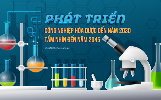 Phát triển công nghiệp hoá dược đến năm 2030, tầm nhìn đến năm 2045