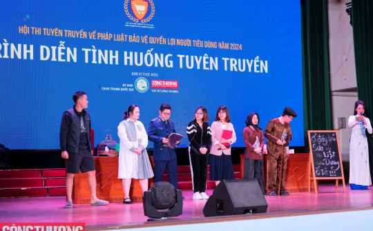 [CÔNG CHIẾU] Vòng Chung kết Hội thi “Tuyên truyền pháp luật bảo vệ quyền lợi người tiêu dùng” năm 2024