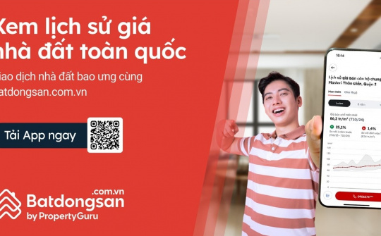 Ra mắt ứng dụng mới - “Batdongsan: Mua bán & Cho thuê"