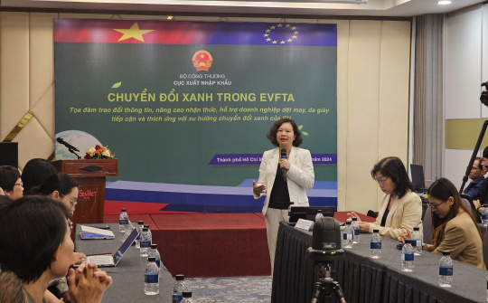 Bộ Công Thương hỗ trợ doanh nghiệp dệt may, da giày thích ứng xu hướng chuyển đổi xanh của EU