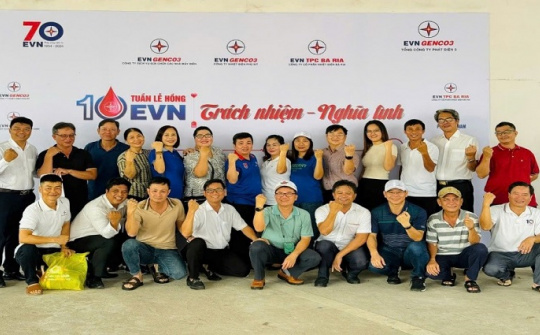 Công ty Nhiệt điện Bà Rịa: Hưởng ứng tuần lễ hồng EVN lần thứ X