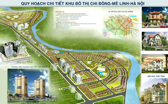 Hà Nội gỡ vướng quy hoạch cho Khu đô thị Chi Đông (Mê Linh)