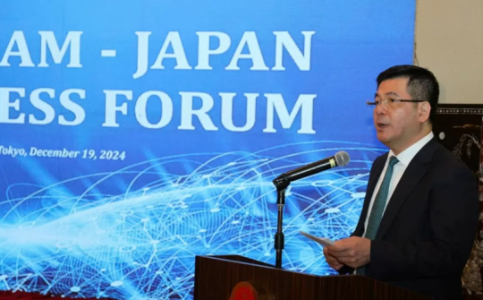 Bộ trưởng Nguyễn Hồng Diên chủ trì Diễn đàn Doanh nghiệp Việt Nam - Nhật Bản năm 2024