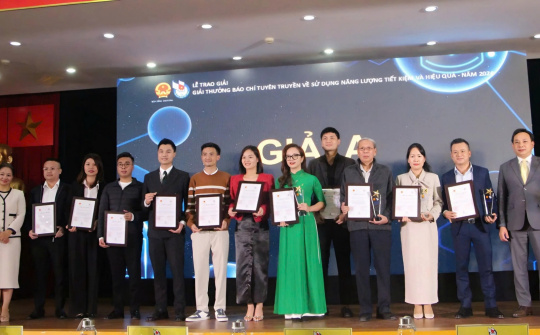 35 tác phẩm được trao Giải báo chí tuyên truyền về sử dụng năng lượng tiết kiệm và hiệu quả