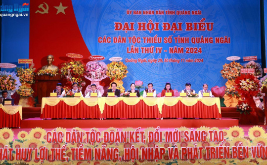 Đại hội đại biểu các dân tộc thiểu số tỉnh Quảng Ngãi lần thứ IV - năm 2024