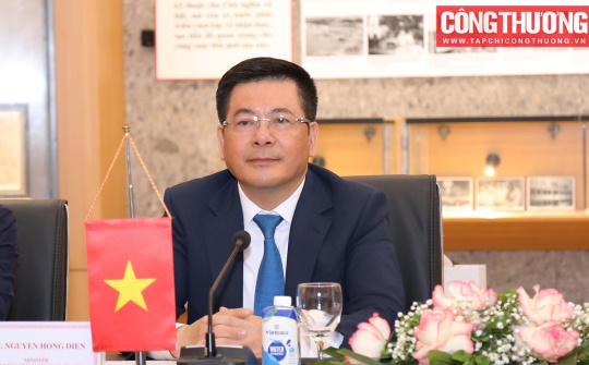 Bộ trưởng Nguyễn Hồng Diên gửi thư chúc mừng Ngày Thương hiệu Việt Nam