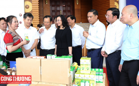 [TIN ẢNH] Hội nghị xúc tiến thương mại và mở rộng xuất nhập khẩu vùng Trung du, miền núi phía Bắc