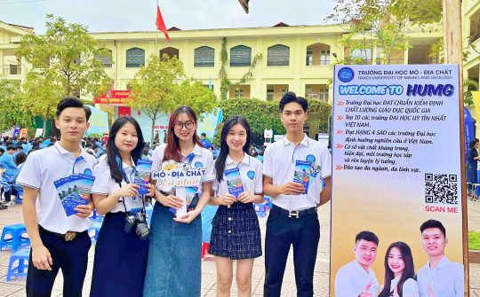 Trường Đại học Mỏ - Địa chất công bố phương án tuyển sinh đại học chính quy năm 2024