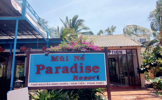 Tận hưởng không gian nghỉ dưỡng thanh bình tại Mũi Né Paradise Resort