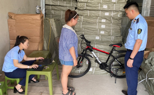 Quản lý thị trường Thái Nguyên: Tạm giữ 300 chiếc xe đạp không rõ nguồn gốc xuất xứ