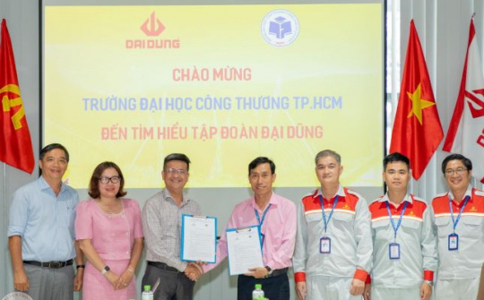 HUIT: Ký kết hợp tác thúc đẩy phát triển nhóm ngành cơ khí, điện, điện tử