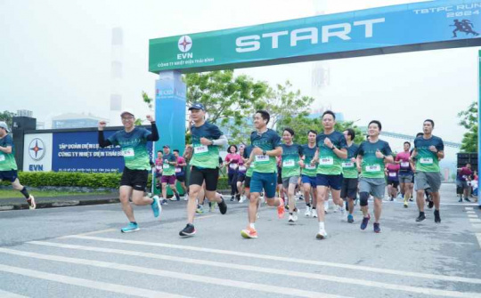 Công ty Nhiệt điện Thái Bình: Gần 100 vận động viên tham gia giải chạy TBTPC Running 2024