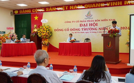 Công ty CP Phân bón Miền Nam: Năm 2024, phấn đấu tổng doanh thu đạt 1.620 tỷ đồng