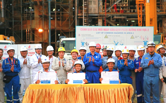 Lọc hoá dầu Bình Sơn (BSR): Khởi động phân xưởng công nghệ cuối cùng sau đợt bảo dưỡng tổng thể