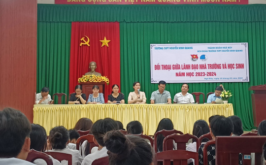 Trường THPT Nguyễn Minh Quang: Nỗ lực nâng cao chất lượng giáo dục toàn diện