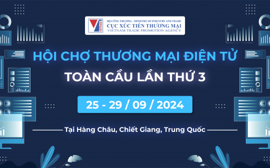 Tổ chức Đoàn doanh nghiệp Việt Nam tham gia Hội chợ thương mại điện tử toàn cầu