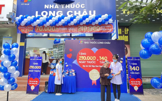 Doanh thu từ chuỗi Long Châu tăng 68%, FPT Retail (FRT) sẽ mở thêm 400 nhà thuốc mới
