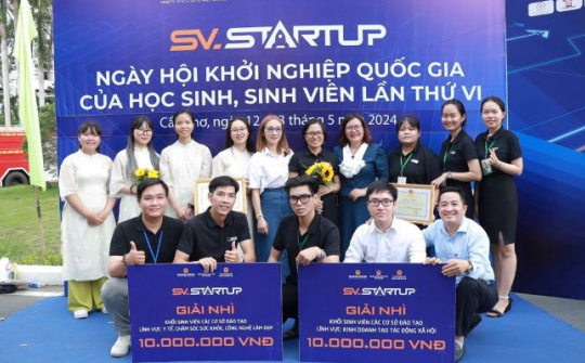 Sinh viên HUIT giành 2 giải Nhì tại Ngày Hội khởi nghiệp quốc gia của học sinh sinh viên