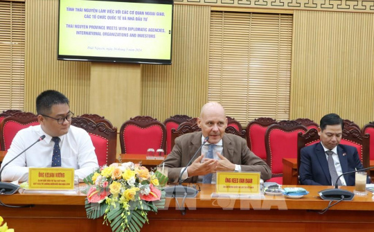 Thái Nguyên: Nhiều doanh nghiệp, tổ chức quốc tế tìm kiếm cơ hội đầu tư trong lĩnh vực công nghiệp