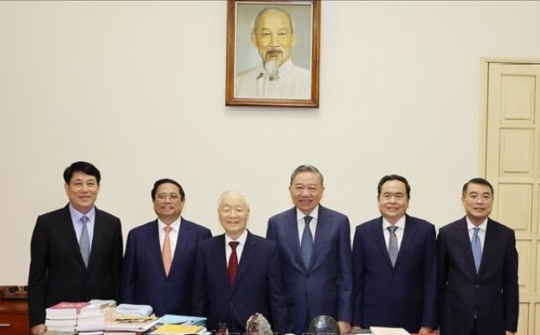 Đại tướng Tô Lâm và đồng chí Trần Thanh Mẫn được Trung ương giới thiệu để bầu làm Chủ tịch nước, Chủ tịch Quốc hội