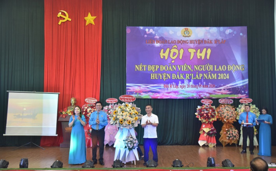 Nhôm Đắk Nông giành giải Nhất Hội thi “Nét đẹp Đoàn viên người lao động huyện Đắk R’lấp năm 2024”