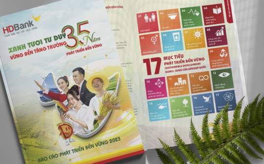 Ngân hàng HDBank tiên phong công bố Báo cáo Phát triển bền vững 2024