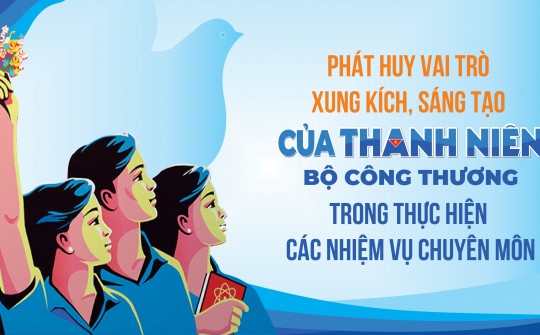 Phát huy vai trò xung kích, sáng tạo của thanh niên Bộ Công Thương trong thực hiện các nhiệm vụ chuyên môn