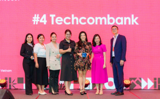 Ngân hàng Techcombank tiếp tục lọt Top 4 bảng xếp hạng “Nơi làm việc tốt nhất Việt Nam” 2024