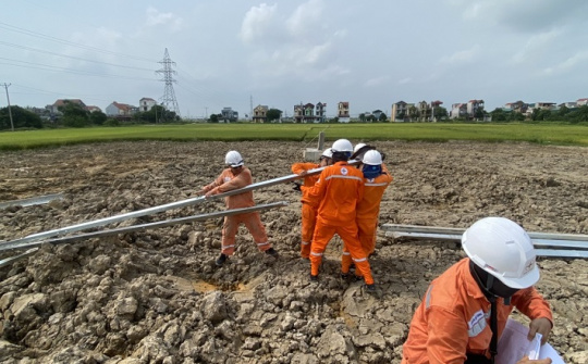 Hỗ trợ chi viện nhân lực cho dự án đường dây 500kV mạch 3 Quảng Trạch - Phố Nối