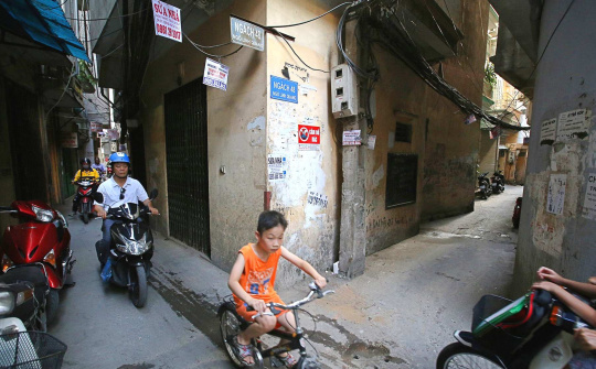 Giá nhà trong ngõ tại Hà Nội đạt trung bình 170 triệu đồng/m2