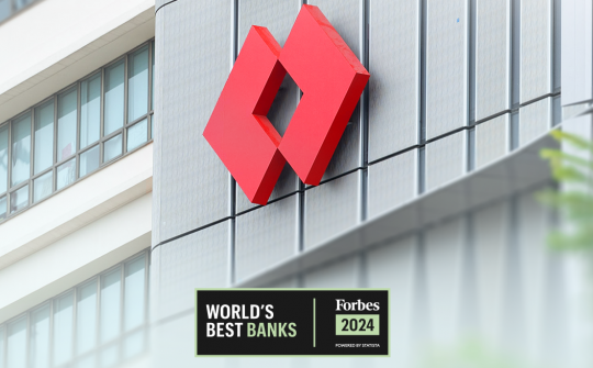 Tạp chí Forbes: Techcombank được khách hàng bầu chọn là "Ngân hàng #1 Việt Nam"