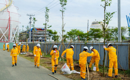 Các đơn vị PV GAS tham gia bảo vệ môi trường tại các công trình khí