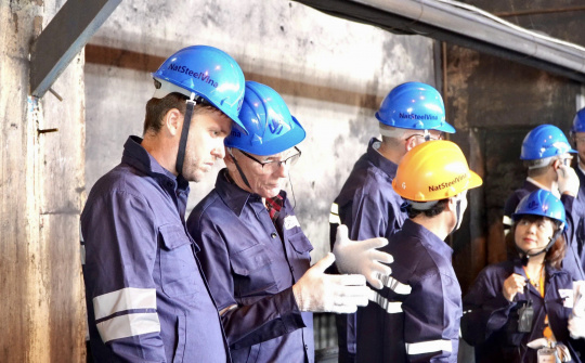 Cục trưởng Cục Năng lượng Đan Mạch thăm và làm việc tại nhà máy thép NatSteelVina